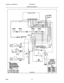 WIRING SCHEMATIC Diagram and Parts List for GLGF386DCD  Frigidaire Range