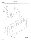 Part Location Diagram of 216061600 Frigidaire Inner Lid Panel - White