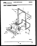 POWER DRY AND MOTOR PARTS Diagram and Parts List for TDB668RBR0  Tappan Dishwasher