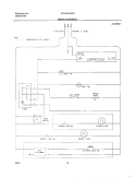 WIRING SCHEMATIC Diagram and Parts List for FRT18KD3AW0  Frigidaire Refrigerator