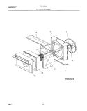 AIR HANDLING PARTS Diagram and Parts List for FAS185J2A3  Frigidaire Air Conditioner