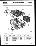 Part Location Diagram of 5303943055 Frigidaire RACK Assembly-BLUE SC29