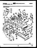 MOTOR AND BLOWER PARTS Diagram and Parts List for LCG731LL1  Frigidaire Washer Dryer Combo