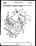 Part Location Diagram of 5303291351 Frigidaire Control Panel End Cap - Right Side