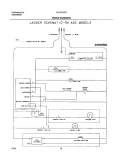 WIRING SCHEMATIC Diagram and Parts List for PLHT219TCB0  Frigidaire Refrigerator