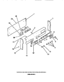 CONTROL PANEL, COOK - MASTER, SWITCHE Diagram and Parts List for RG45CL1  Frigidaire Range
