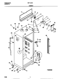 CABINET Diagram and Parts List for WRT16JRCD2  Frigidaire Refrigerator