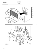 SYSTEM Diagram and Parts List for MFU17F3GW6  Frigidaire Freezer