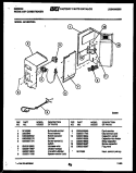 ELECTRICAL PARTS Diagram and Parts List for AK18E7RZA  Gibson Air Conditioner