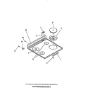 TOP Diagram and Parts List for REGS36BCH0  Frigidaire Wall Oven