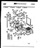 LOWER BODY PARTS Diagram and Parts List for 72-3977-00-06  Tappan Range