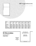 COVER Diagram and Parts List for GS18HTZDPB9  Frigidaire Refrigerator