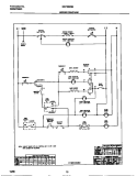 WIRING DIAGRAM Diagram and Parts List for MEF350SBDE  Frigidaire Range