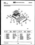 BROILER DRAWER PARTS Diagram and Parts List for 30DPCDWGN-23-01  Tappan Range