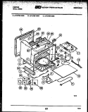 WRAPPER AND BODY PARTS Diagram and Parts List for 57-2709-10-05  Tappan Microwave Oven Combo