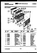 CABINET PARTS Diagram and Parts List for AR24NS8F1  Frigidaire Air Conditioner