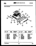 BROILER DRAWER PARTS Diagram and Parts List for 30IPCDWAN7  Tappan Range