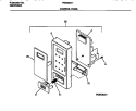 CONTROL PANEL Diagram and Parts List for FMS083U1S0  Frigidaire Microwave