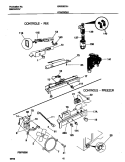 CONTROLS Diagram and Parts List for GRS26ZRHW5  Gibson Refrigerator