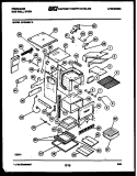 BODY PARTS Diagram and Parts List for GPG94BL0  Frigidaire Wall Oven