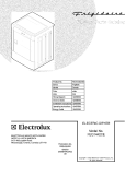 COVER Diagram and Parts List for FEQ1442CES0  Frigidaire Dryer