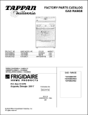 COVER Diagram and Parts List for TGF336BHWD  Tappan Range