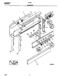BACKGUARD Diagram and Parts List for 31-5592-23-04  Tappan Range