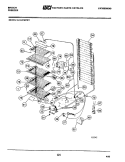 SYSTEM Diagram and Parts List for UL1647ECW1  Frigidaire Freezer