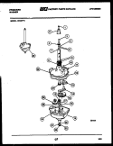 TRANSMISSION PARTS Diagram and Parts List for WCISFW0  Frigidaire Washer