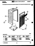 CABINET AND CONTROL PARTS Diagram and Parts List for MR15F1  Frigidaire Dehumidifier
