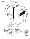 SYSTEM Diagram and Parts List for MRT16CGEW5  Frigidaire Refrigerator