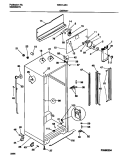 CABINET Diagram and Parts List for WRT21JRCY0  Frigidaire Refrigerator