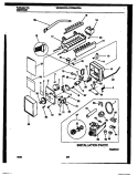 ICE MAKER AND INSTALLATION PARTS Diagram and Parts List for WRS22WRAW0  Frigidaire Refrigerator