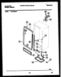 CABINET PARTS Diagram and Parts List for KFU14M2AW0  Kelvinator Freezer