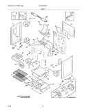 BODY Diagram and Parts List for CRG3490LWA  Crosley Range
