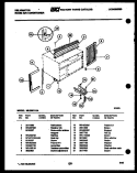 CABINET AND INSTALLATION PARTS Diagram and Parts List for MH208F1QA  Kelvinator Air Conditioner