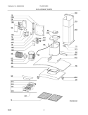 REPLACEMENT PARTS Diagram and Parts List for PL36WC40EC  Frigidaire Range Hood