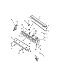 CONSOLE & CONTROLS Diagram and Parts List for DEA600A1D  Kelvinator Dryer