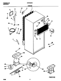SYSTEM Diagram and Parts List for GRT16CRHW1  Gibson Refrigerator
