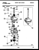 TRANSMISSION PARTS Diagram and Parts List for LCE441AL1  Frigidaire Washer