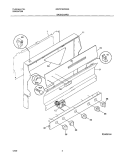 BACKGUARD Diagram and Parts List for MGF316WGSG  Uni Range