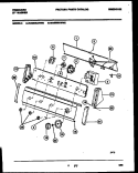 CONSOLE AND CONTROL PARTS Diagram and Parts List for WA6500ADD2  Frigidaire Washer