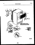 SYSTEM AND AUTOMATIC DEFROST PARTS Diagram and Parts List for FPG19TPLW0  Frigidaire Refrigerator