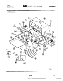 CABINET Diagram and Parts List for LMW850-1  Frigidaire Microwave