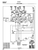 WIRING DIAGRAM Diagram and Parts List for MEF326WFSA  Frigidaire Range