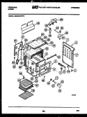 BODY PARTS Diagram and Parts List for RSEG37BFL2  Frigidaire Range