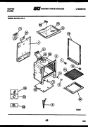 BODY PARTS Diagram and Parts List for 30-7347-23-03  Tappan Range