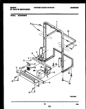 POWER DRY AND MOTOR PARTS Diagram and Parts List for GDB668RBR0  Gibson Dishwasher