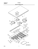 Part Location Diagram of 318079350 Frigidaire MAIN TOP Assembly