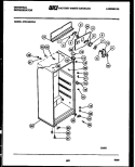 CABINET PARTS Diagram and Parts List for GTN140WGV4  Frigidaire Refrigerator